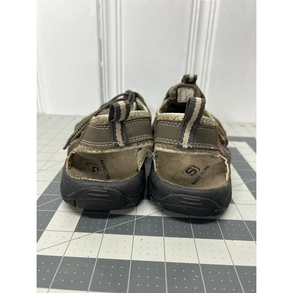 Skechers Hiking Water Sandals Mens 10 Brown‎ Journeyman Rugged Outdoor